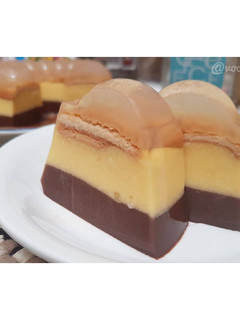 Foto resep Puding Biskuit (3 Lapis)