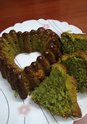 عکسی از دستور کیک اسفناج 💚