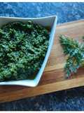 Pesto aux fanes de carottes