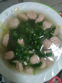 Foto resep Cah sawi bakso#bikinramadanberkesan