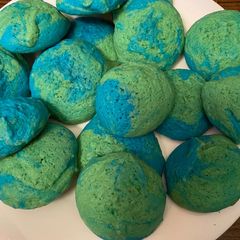A picture of Earth day cookie.