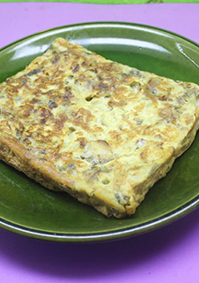 Una foto de Tortilla de algas nori