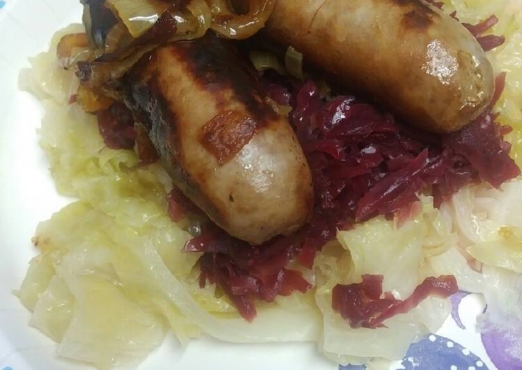 Recipe of Speedy Beer Brats and Cabbage