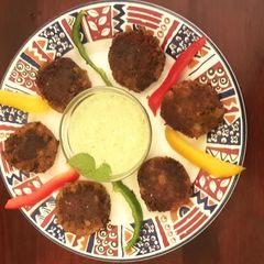 A picture of Veg Shaami Kebabs.