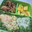 Ide bekal sekolah : nasi kepal sehat 2 in 1