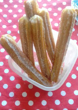 Una foto de Churros rellenos