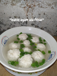Foto resep *bakso ayam ala fitsas*
