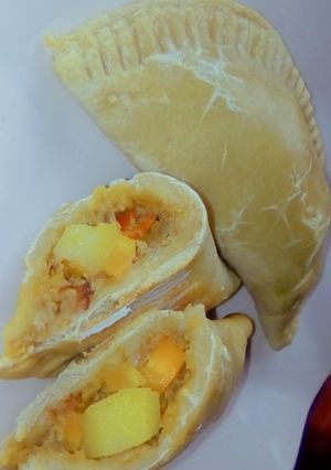 A picture of Nigerian Meat pie.