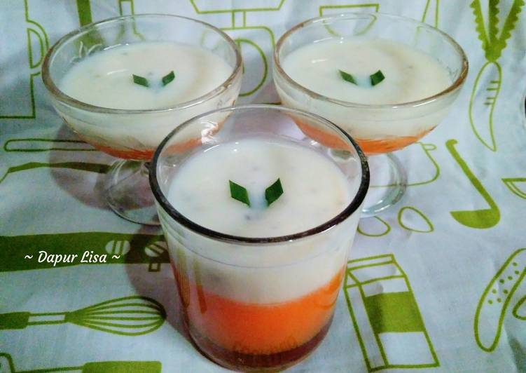 Pudding pepaya with vla vanila selisih