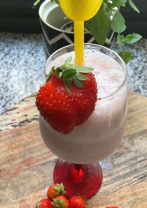 Une photo de 🍹Smoothie fraise 🍓