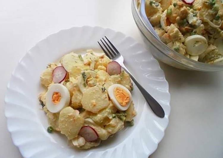 Recipe of Super Quick Homemade Creamy spicy Potatoes Salad