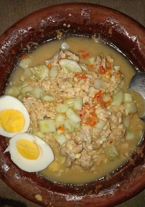 Foto resep Terancam Timun Santan