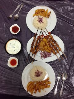 صورة لوصفة شيش طاووق الدجاج