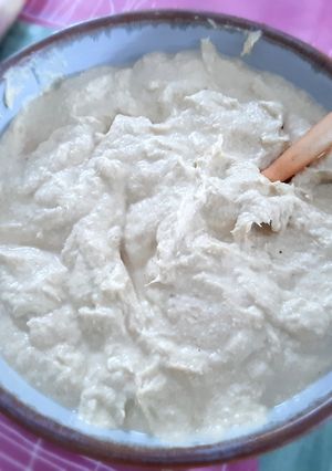 Une photo de Crème d'asperges anti-gaspi