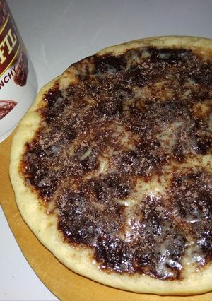 Foto resep Pizza choco banana cheese