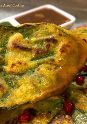 A picture of Non- Fried Healthy Palak or Spinach Chaat.