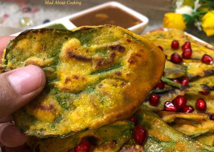 Non- Fried Healthy Palak or Spinach Chaat – Winter Special