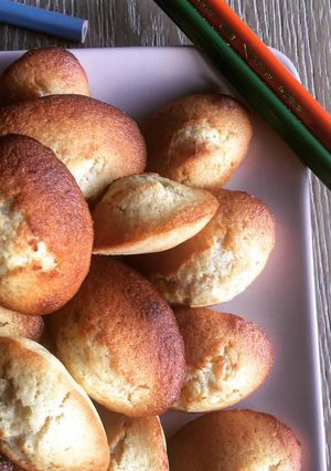 Une photo de Madeleines aux zestes de citron