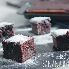 Banana Brownies (no mixer) রেসিপির প্রধান ছবি