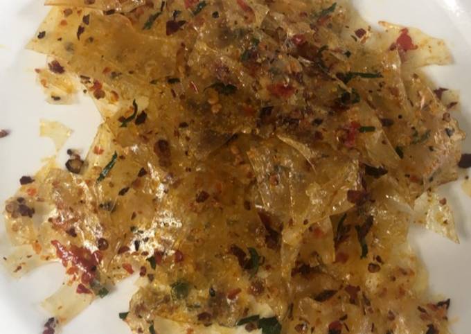 Cara Gampang Membuat Kripik kaca/kripik beling pedas mudah murah enak endulita Anti Gagal