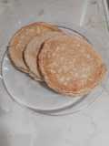 Pancake fit di albumi e farina di avena