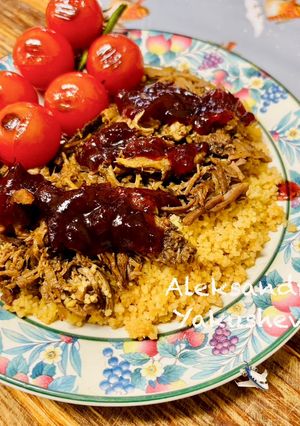A picture of Leg of lamb slow-cook.