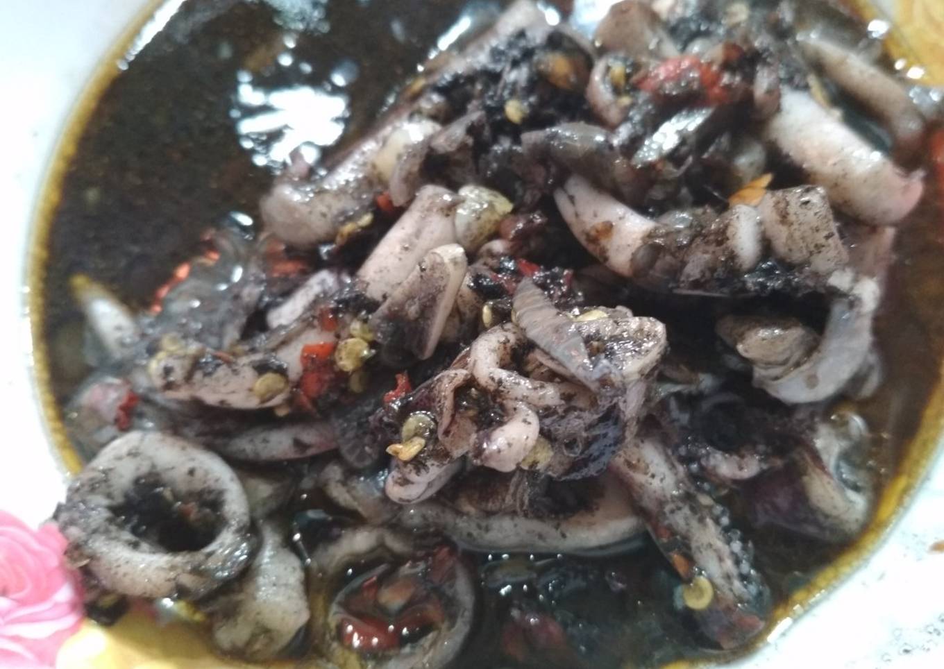 Cumi hitam pedas