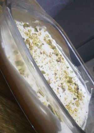 صورة لوصفة كيكة الاناناس وكريم الكراميل البارده