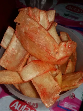 Langkah Mudah untuk Menyiapkan Resep Kripik singkong balado kriuk yang Lezat Anti Ribet, Mantap