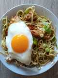 Egg, Chicken Noodle Stir Fry