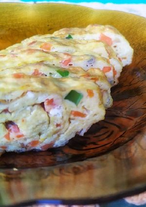 Foto resep 27. Telur Gulung Sayuran (Tamagoyaki)