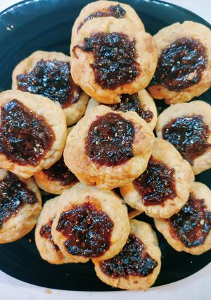 Lekváros keksz recept fotója