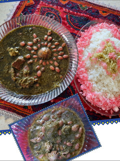 عکسی از دستور قرمه سبزی