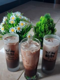 Foto resep Es susu chocolatos