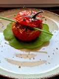 Pomodoro al forno ripieno,alle erbe provenzali