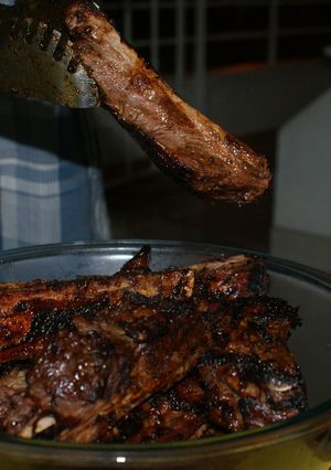A picture of Peruvian BBQ Ribs.