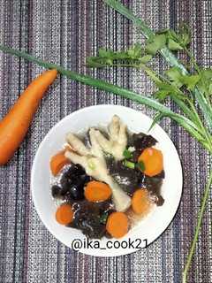 Foto resep Sup Jamur Kuping & Ceker
