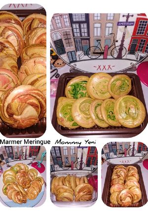 Foto resep Meringue Marmer Cookies