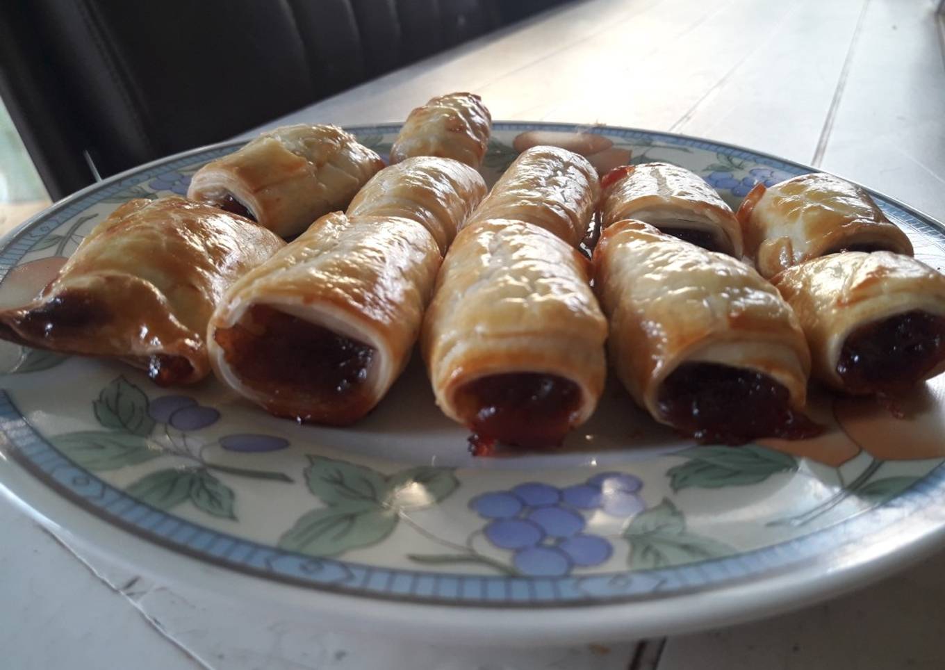Rolls de membrillo (bajo en calorías)