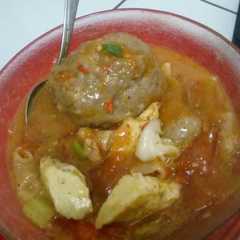 A picture of SEBLAK BAKSO JUMBO || Ektra Pedasssss🔥🔥.