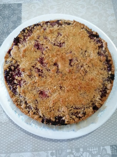 Una foto de 228. Crumble de frutos del bosque / Horno
