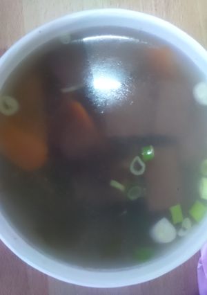 豬血湯 的食譜成品照片