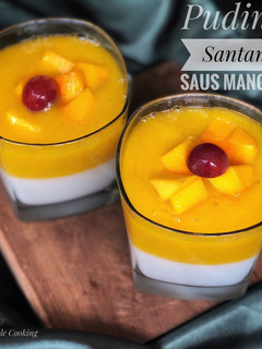 Foto resep Puding Santan Saus Mangga