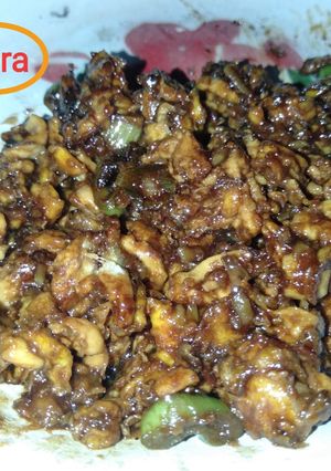 Foto resep Telur Kecap Keju Pedas