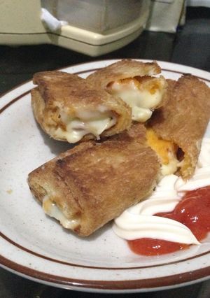 Foto resep Roti Goreng isi Smoked Beef Cheese