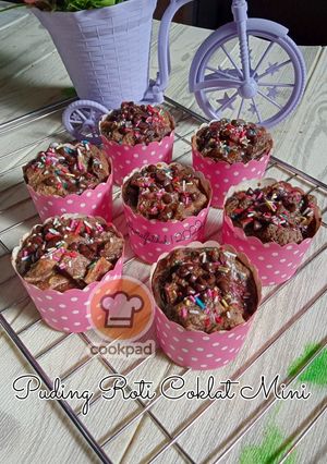 Gambar Puding Roti Coklat Mini