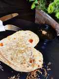 Dried carrot lavash (heart shape)