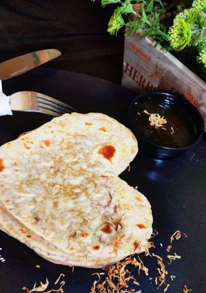 A picture of Dried carrot lavash (heart shape).