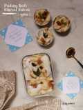 Puding Roti Klamud Kukus (Eggless)