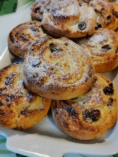 Túrós - mazsolás csiga gluténmentesen recept fotója